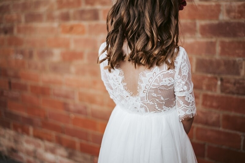 Maia White Lace Dress