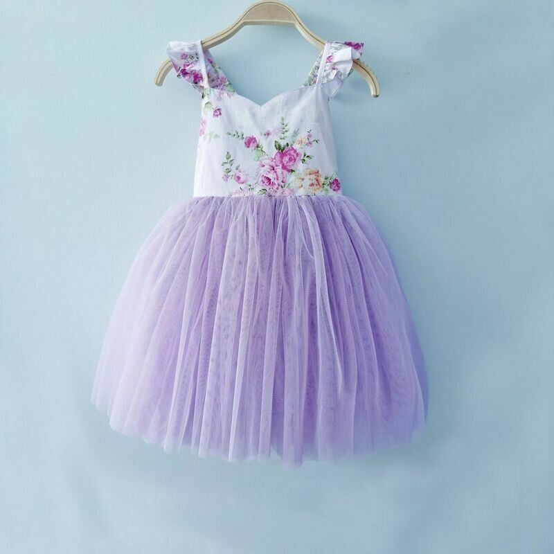 Zara Girls Dress | Purple Floral Zara Girls Dress | Purple Floral