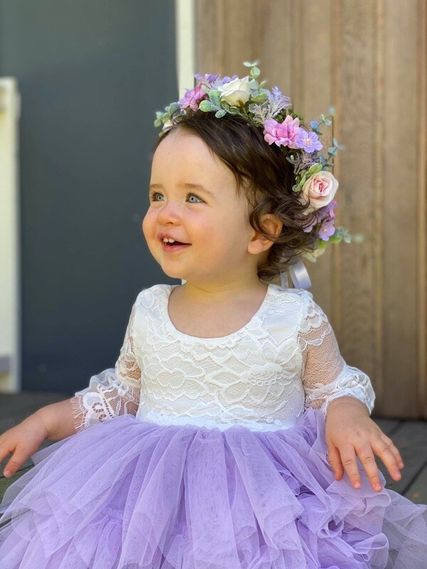 Aurora Grace Dress | With Sleeves | Lilac Aurora Grace Dress | With Sleeves | Lilac