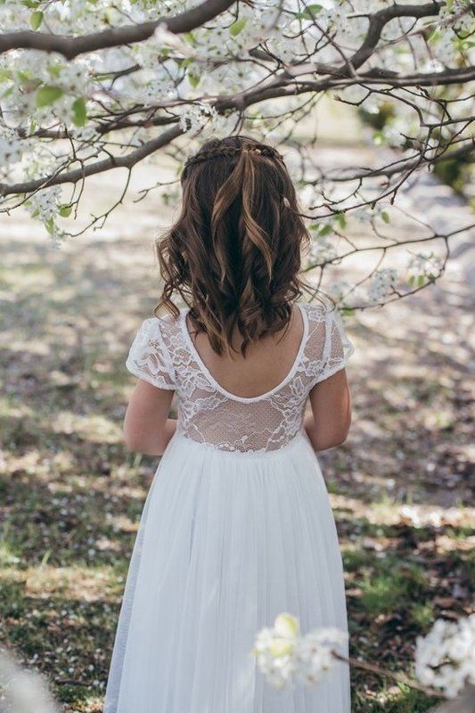 Juliette Dress Cap Sleeves | White Juliette Dress Cap Sleeves | White