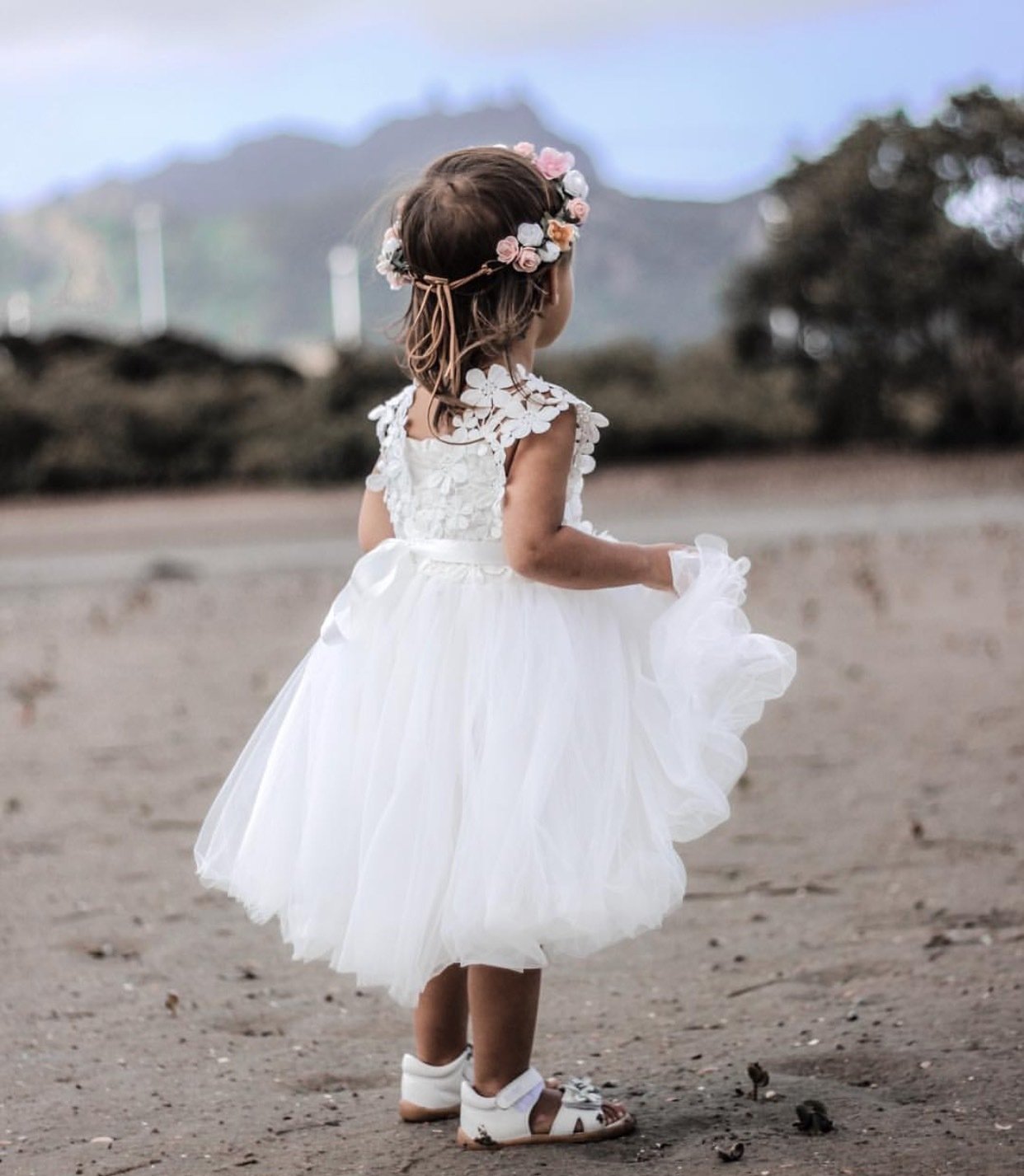 white dress tutu