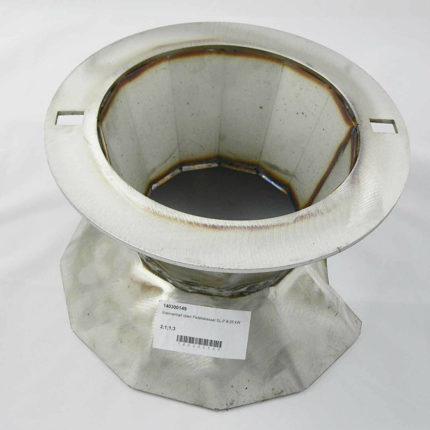Brennertopf oben Pellets