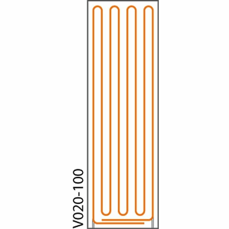 V020-100, Modulplatte 200x625