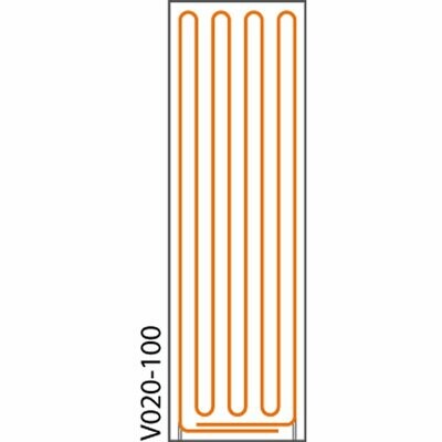 V020-100, Modulplatte 200x625