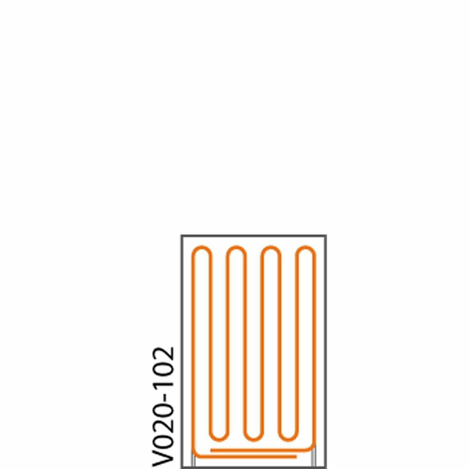 V020-102, Modulplatte 100x625 V020-102, Modulplatte 100x625