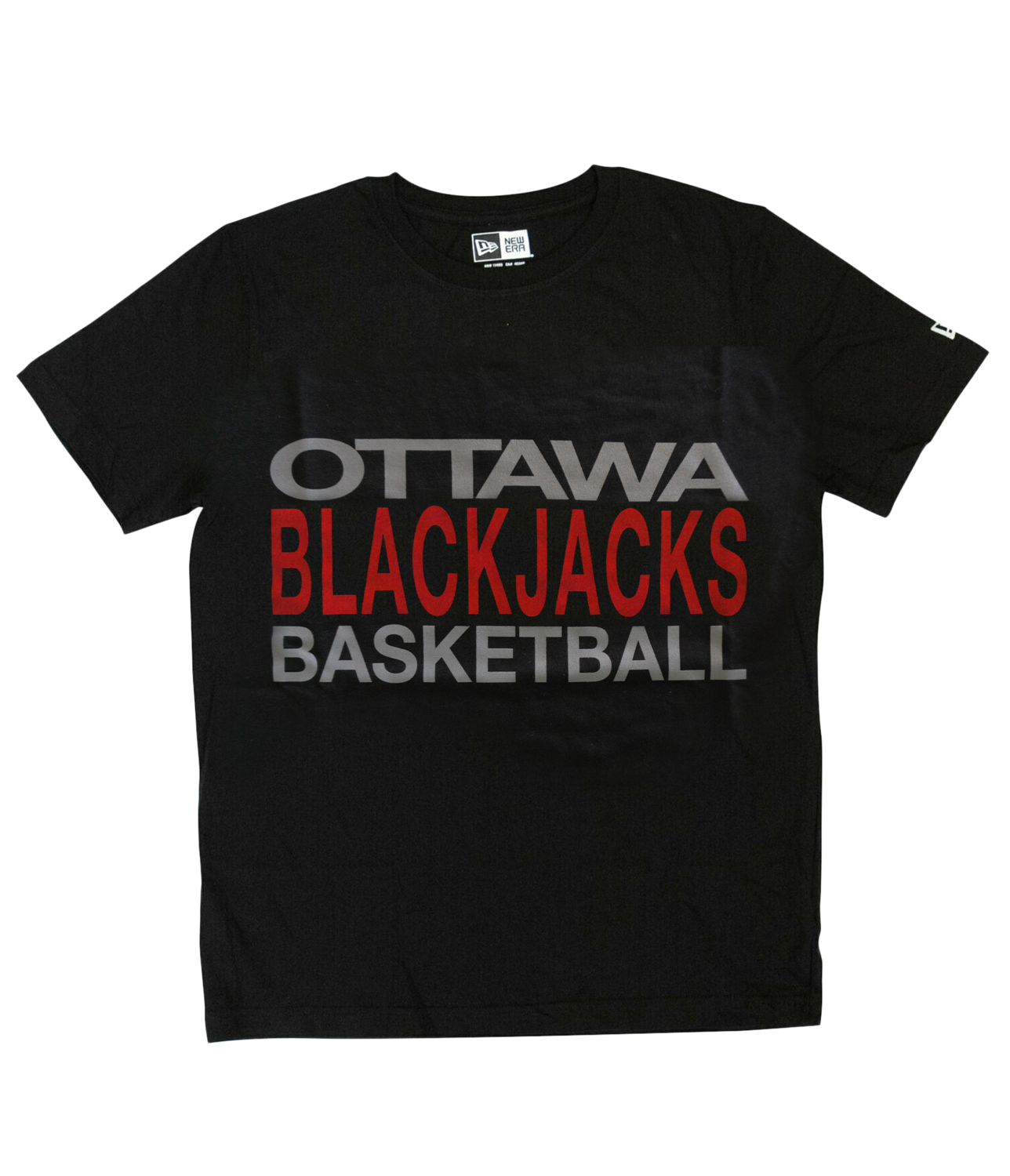 Ottawa BlackJacks Black Adult Crew Tee