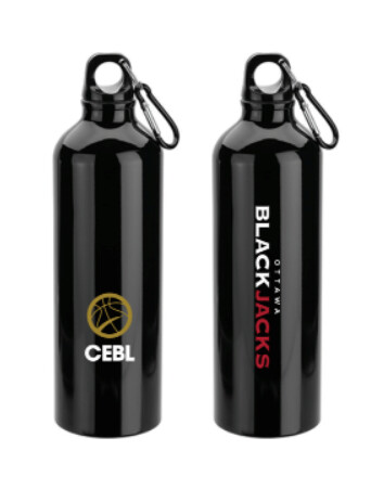 Ottawa BlackJacks Aluminum Water Bottle