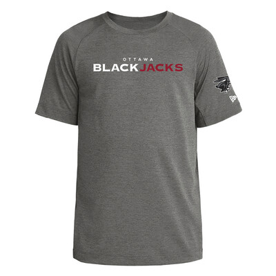 BlackJacks Youth Grey Wordmark T-Shirt