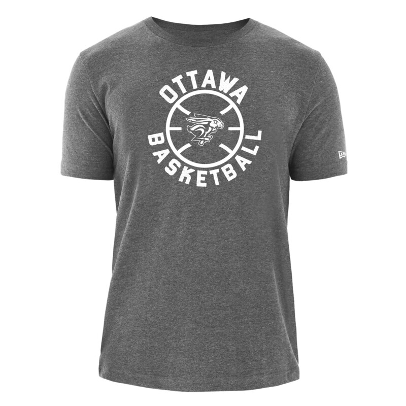 Ottawa BlackJacks Men's Grey Basketball Tee