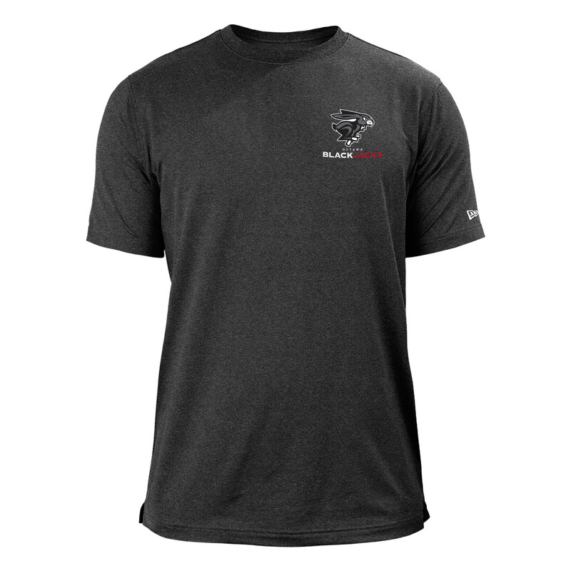 BlackJacks Adult Charcoal Dri-Fit Core Logo Tee