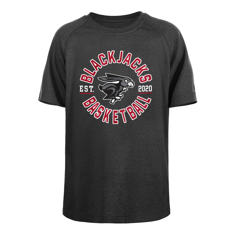 Ottawa BlackJacks Youth Charcoal Dri-Fit Established Tee
