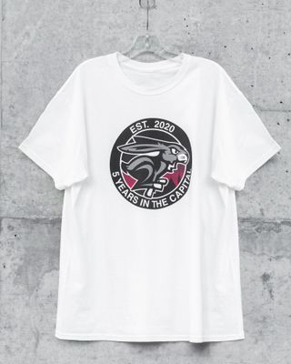 Ottawa BlackJacks White Year 5 T-Shirt