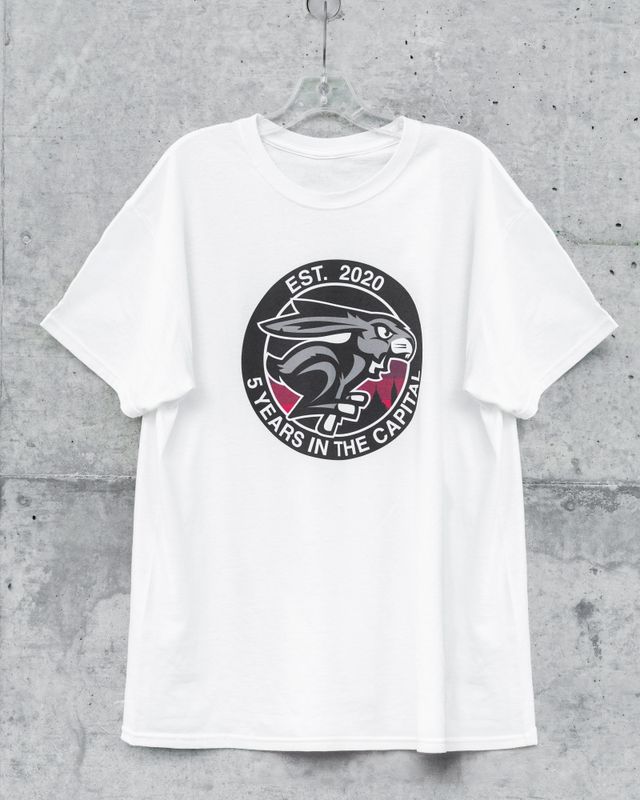 Ottawa BlackJacks White Year 5 T-Shirt