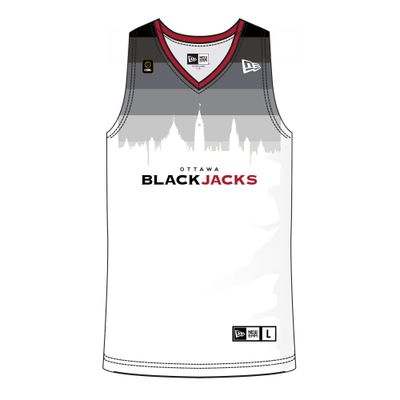 Ottawa BlackJacks 2024 Adult White Away Replica Jersey