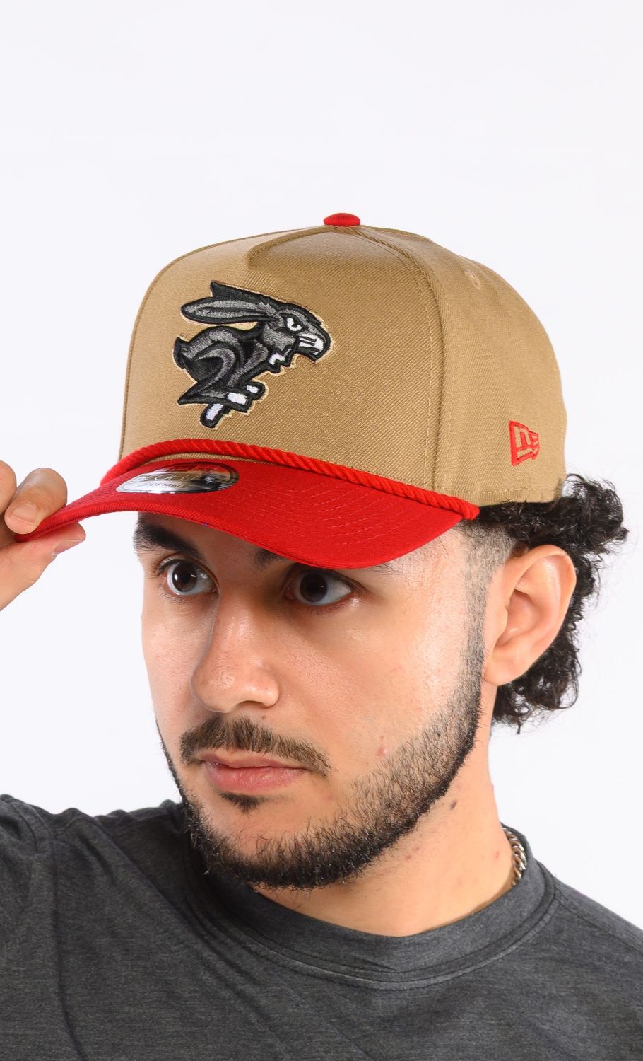 Ottawa BlackJacks 9FORTY Red Khaki Hat