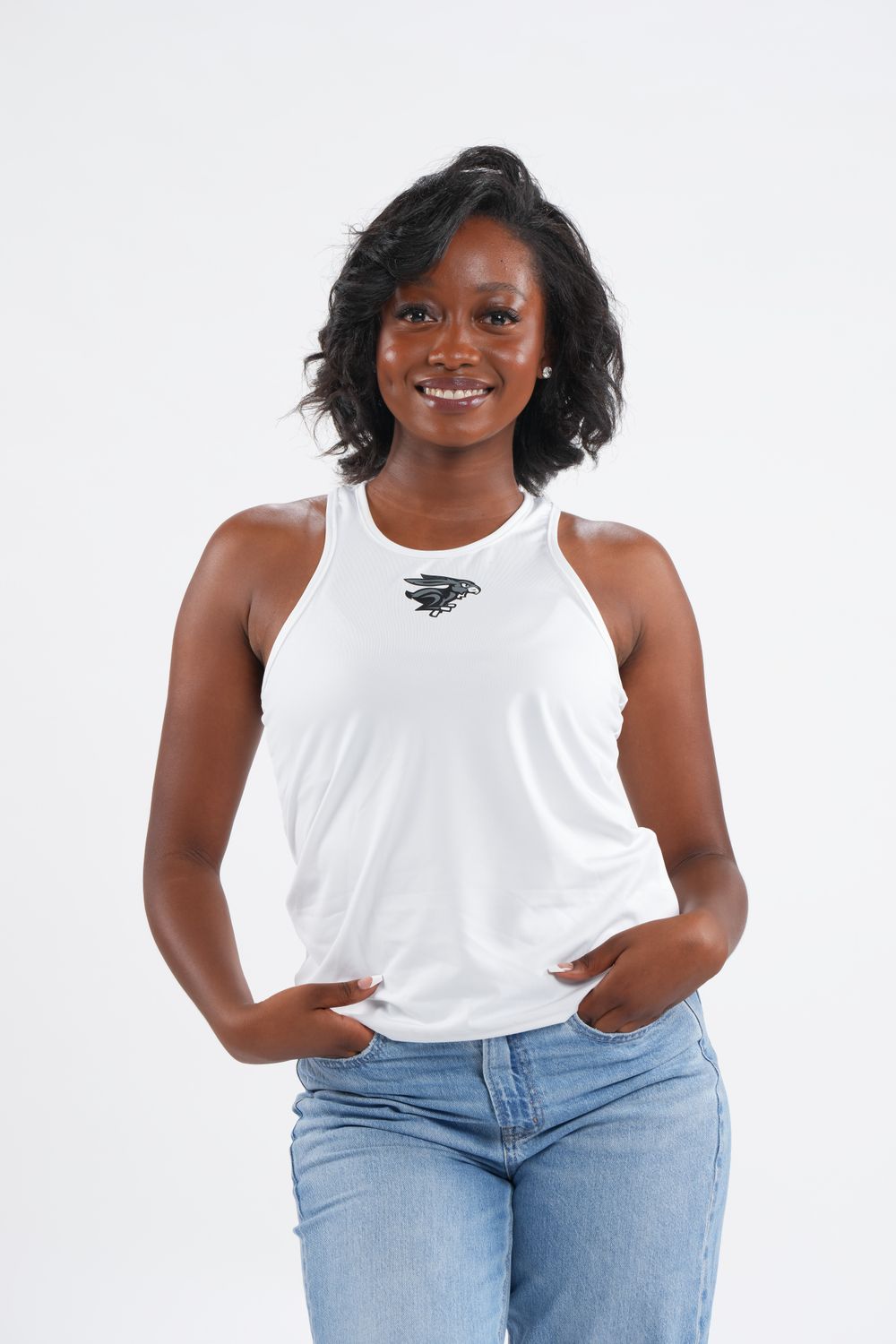 BlackJacks White Core Logo Tank
