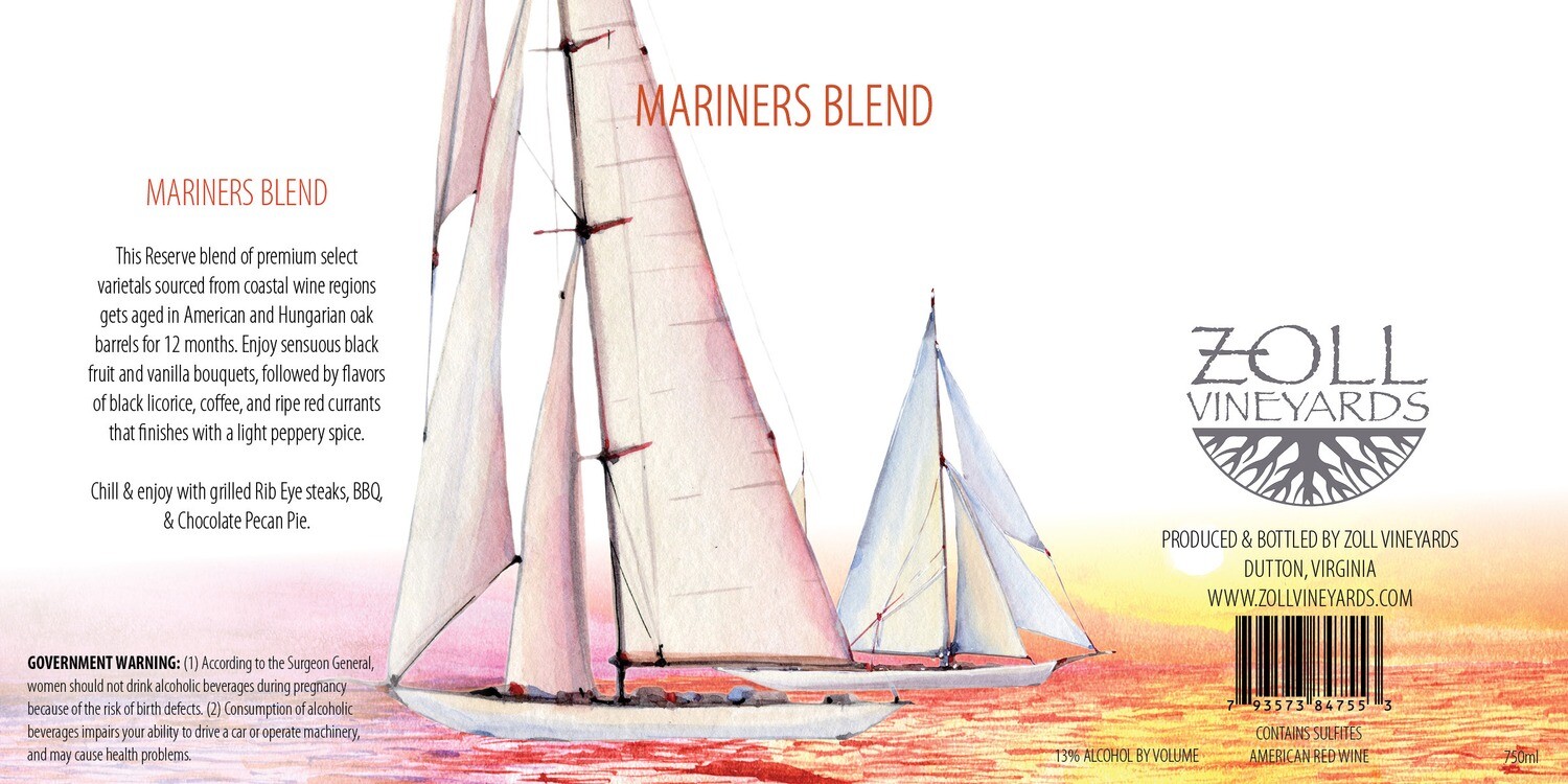 750 ml Mariner Red Blend