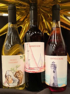 Wine Club Summer Vintners Choice Selection Chardonnay, Mariners Blend, & Lighthouse Blend