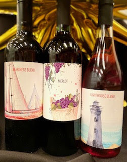 Wine Club Summer Red Selection-Lighthouse Blend, Chambourcin, Mariners Blend