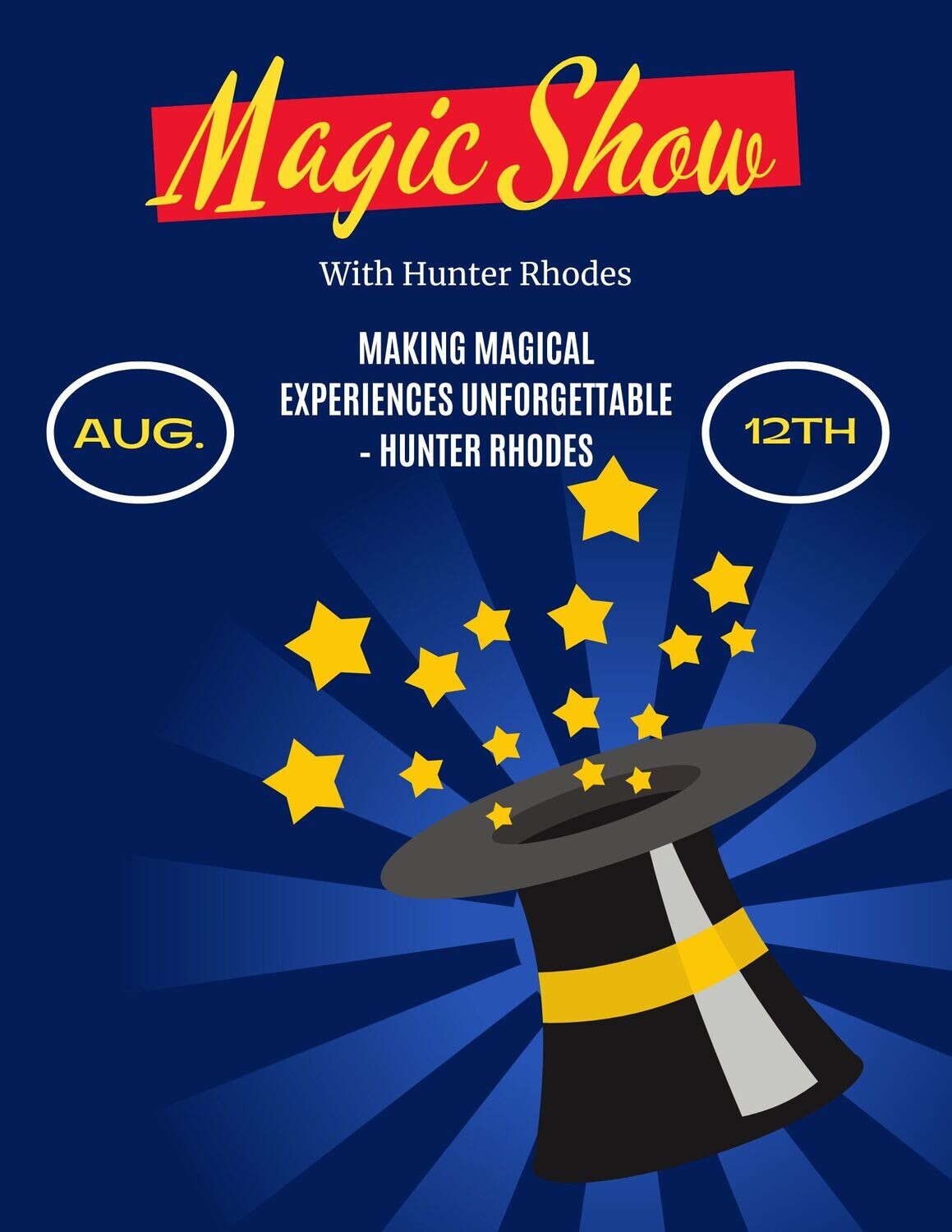 Magic Show with Hunter Rhodes