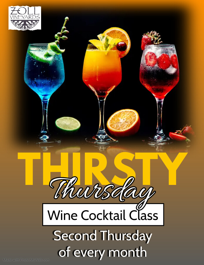 Thirsty Thursday- Wine Cocktail Class