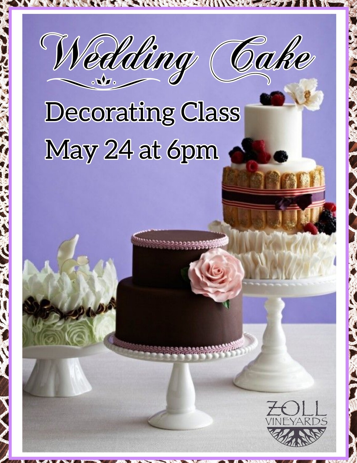 Wedding Cake Decorating Demonstration