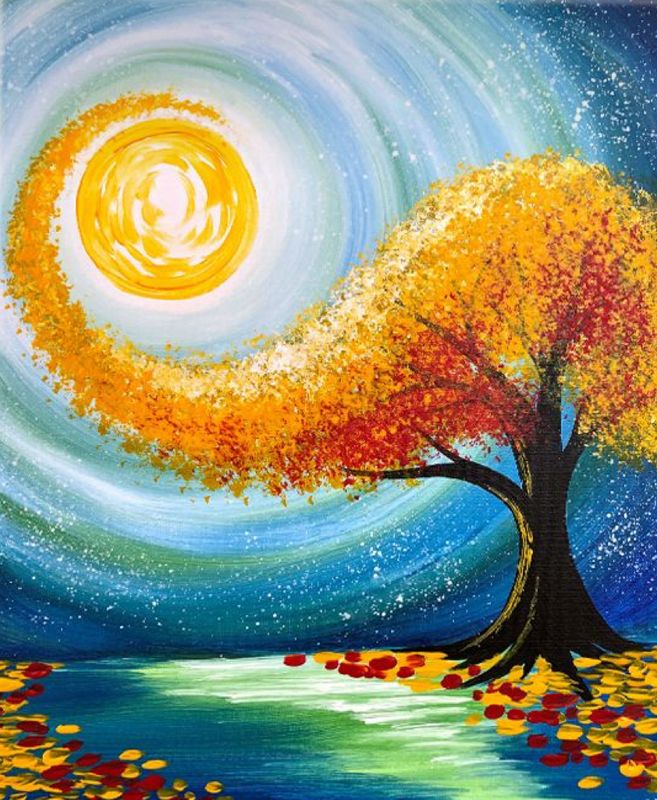 Whisper Of Fall Sip &amp; Paint