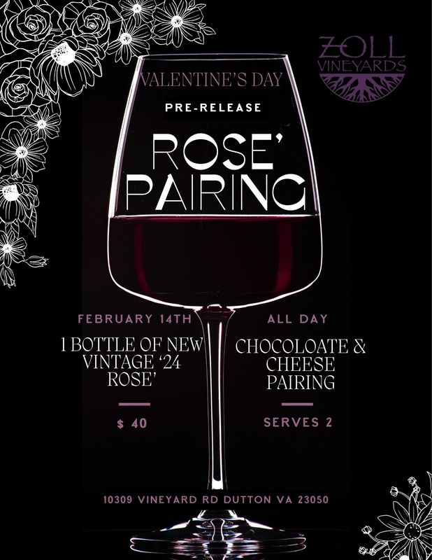 Valentines Day Pre-Release New Vintage '24 Rosé Pairing Valentines Day Pre-Release New Vintage '24 Rosé Pairing