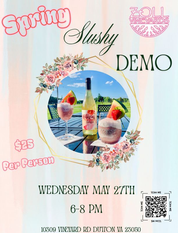 Spring Sangria Slushy Demo