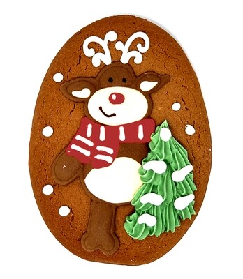 Bella Bakery - Gingerbread Reindeer Cookie