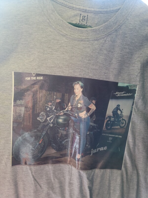 SHIRT *triumph motorcycle themed t shirt in 3xl*