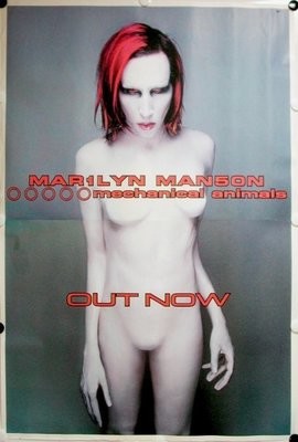 MARILYN MANSON  &#39;Mechanical Animals&#39;  Huge Aussie Promo Poster!