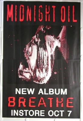 MIDNIGHT OIL &#39;Breathe&#39; Promo Poster