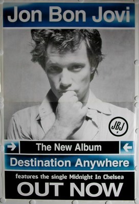 JON BON JOVI Destination Anywhere Album Promo Poster