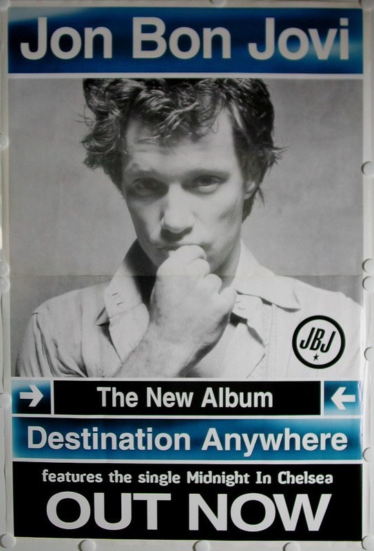 JON BON JOVI Destination Anywhere Album Promo Poster