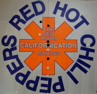 RED HOT CHILI PEPPERS Huge Californication Promo Poster
