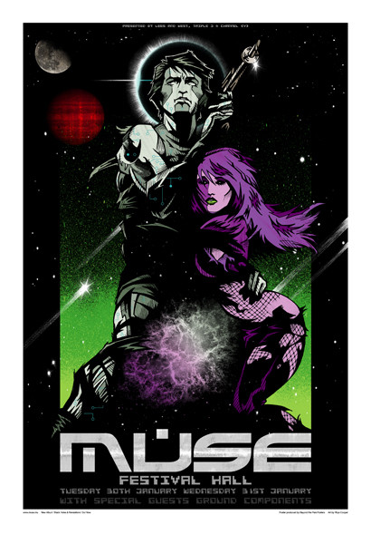 MUSE Festival Hall Melbourne, 2007 Poster