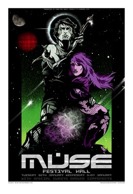 MUSE Festival Hall Melbourne, 2007 Poster