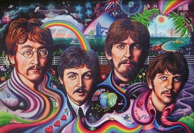 THE BEATLES &quot;A Decade in the Life&quot; SongScape Poster