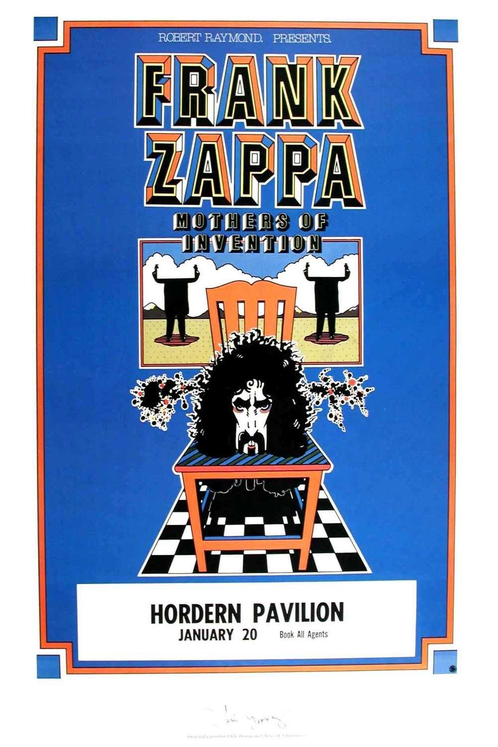 Frank Zappa Ltd. Edition 1976 Australian Tour  Poster