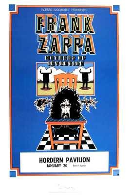 Frank Zappa Ltd. Edition 1976 Australian Tour  Poster
