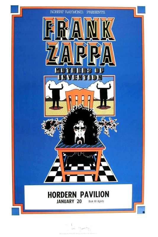 Frank Zappa Ltd. Edition 1976 Australian Tour  Poster