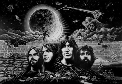 PINK FLOYD - &#39;The Dark Side of the Wall&#39; Songscape Poster