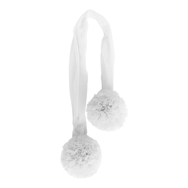 Pom Garland White