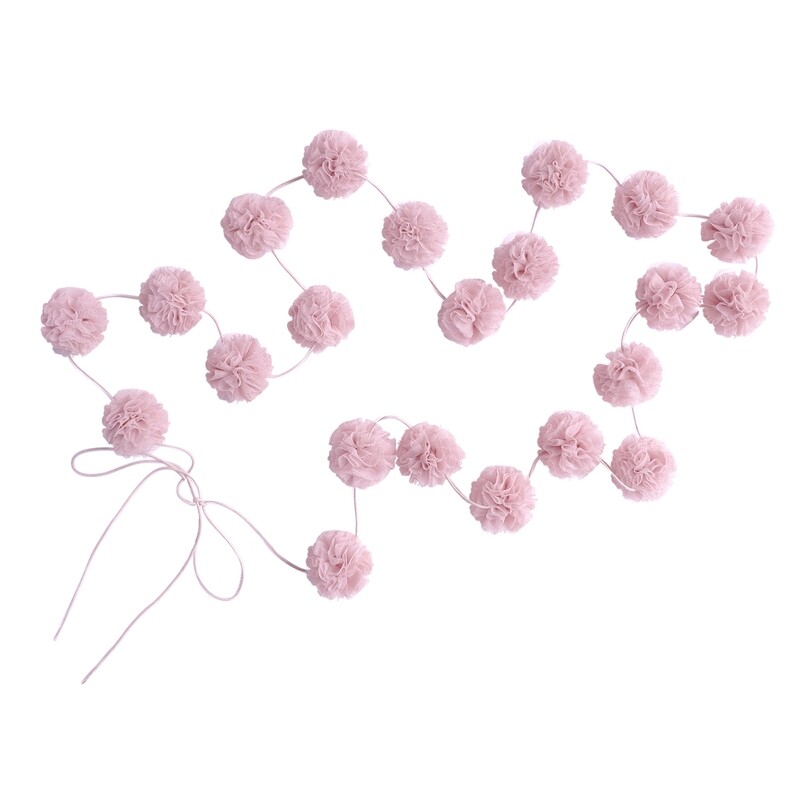 Mini Pom Garland Blush
