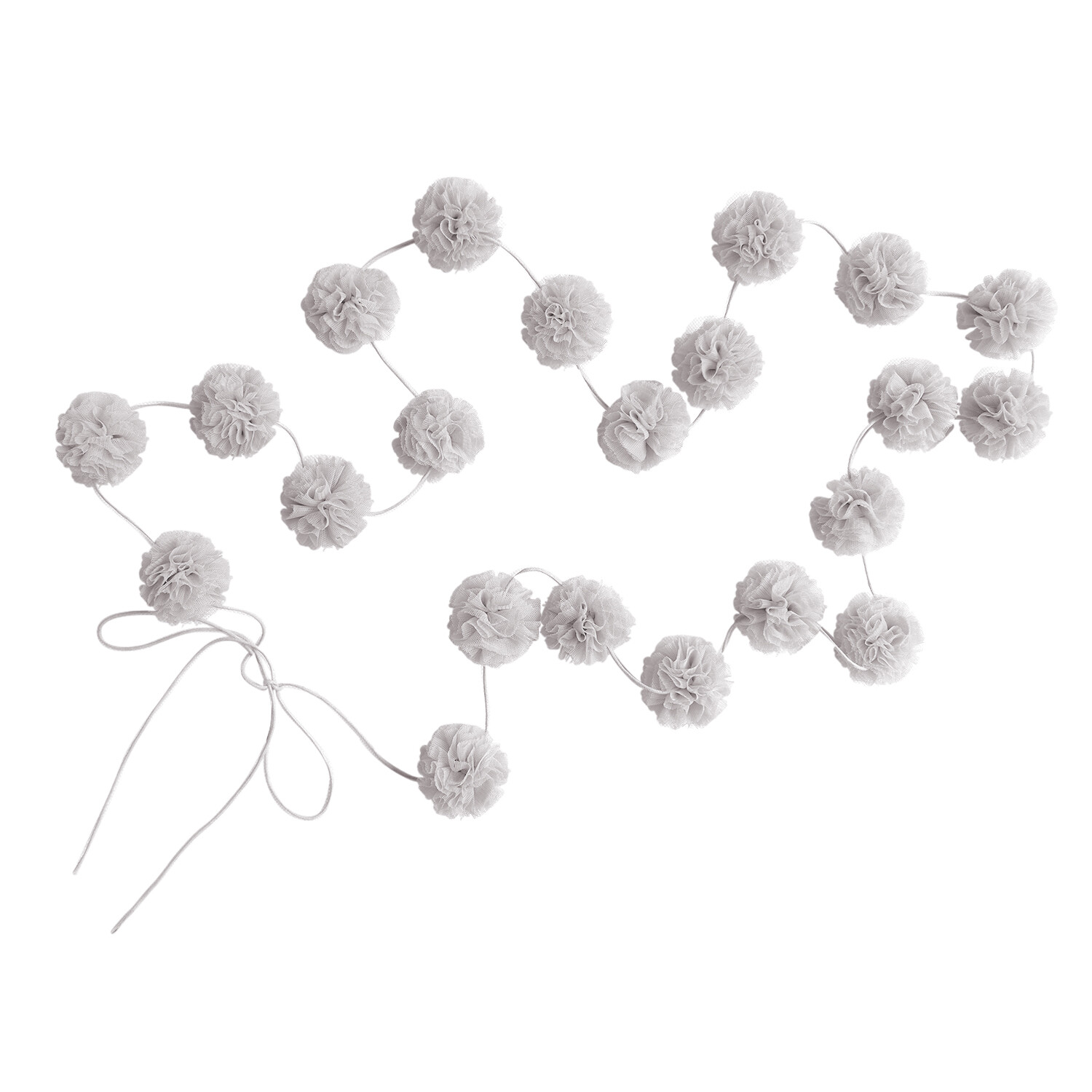 Mini Pom Garland Oyster