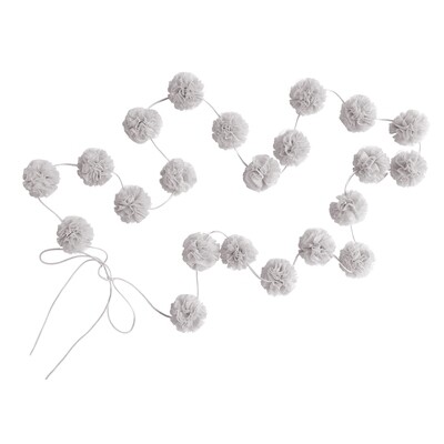 Mini Pom Garland Oyster
