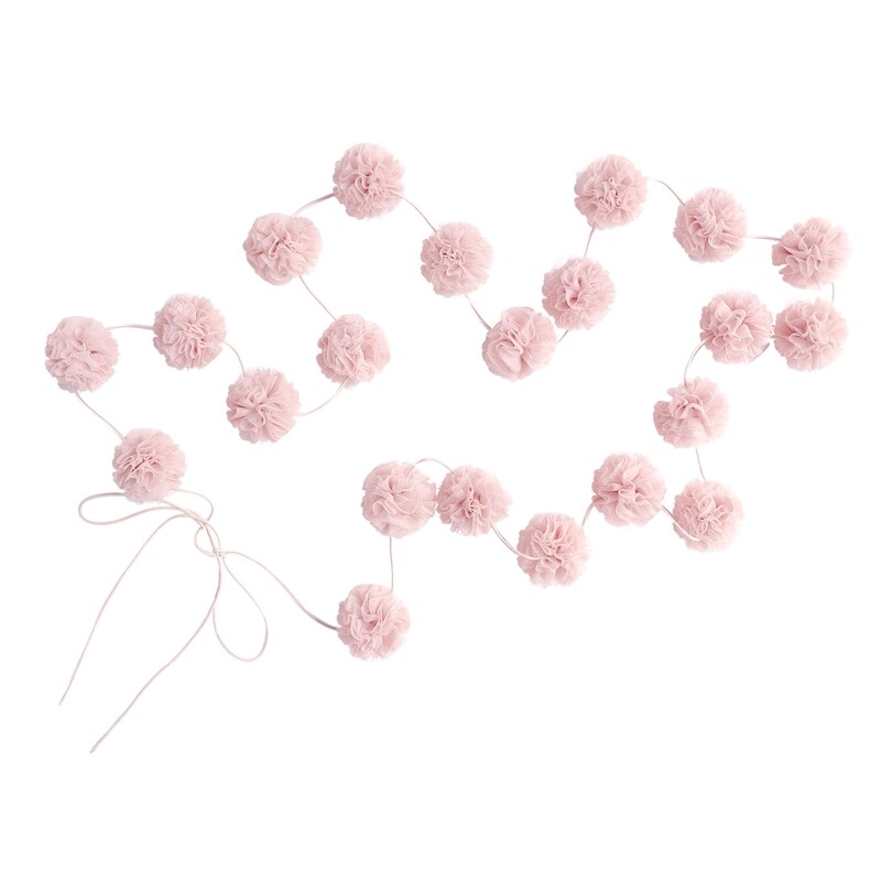 Mini Pom Garland Light Pink