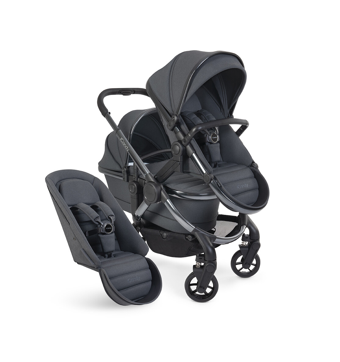 iCandy Peach 7 Double - Dark Grey