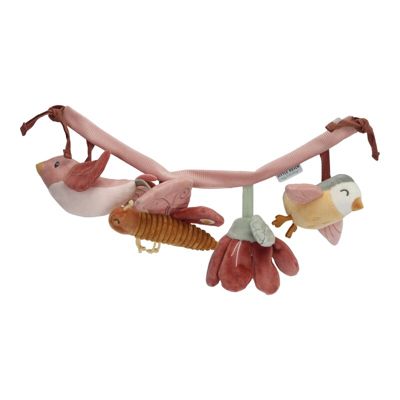 Little Dutch Stroller Chain Flowers and Butterflies